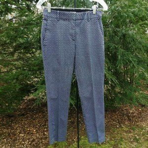 H&M Stylish Black & White Print Stretchy ankle Pants